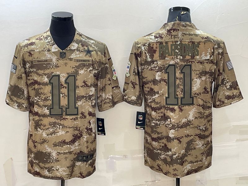 Men Dallas Cowboys 11 Parsons Camo 2022 Nike Limited Vapor Untouchable NFL Jersey